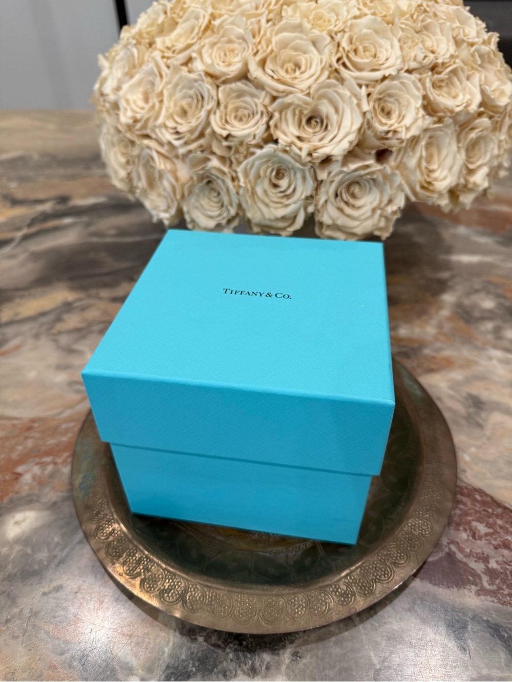 Tiffany & Co Empty Blue Jewelry Gift Box